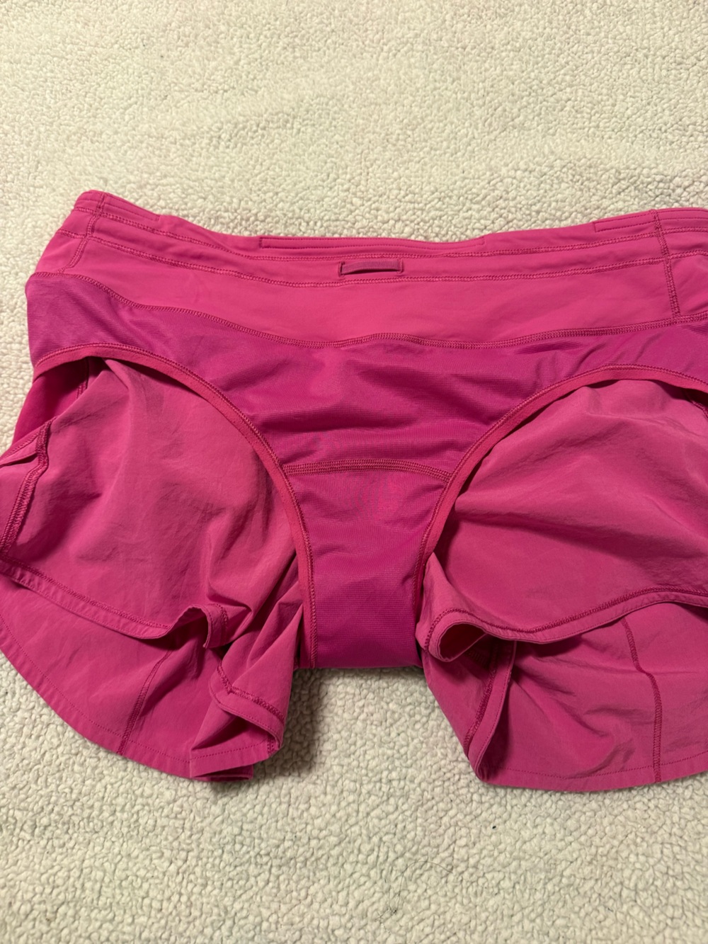 Lululemon Speed Up Athletic Shorts Long *4" Hot Pink Highlight Sonic Sporty - Picture 12 of 15